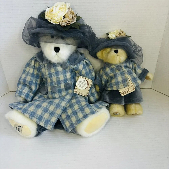 Boyds Bears Momma Bearsworth With Daughter Large L/E Stuffed Plush Soft Toy Stuf